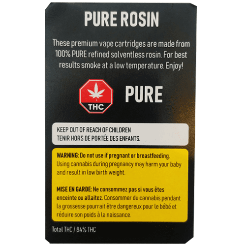 Lemon OG Kush Rosin Vape Refill - Image 2